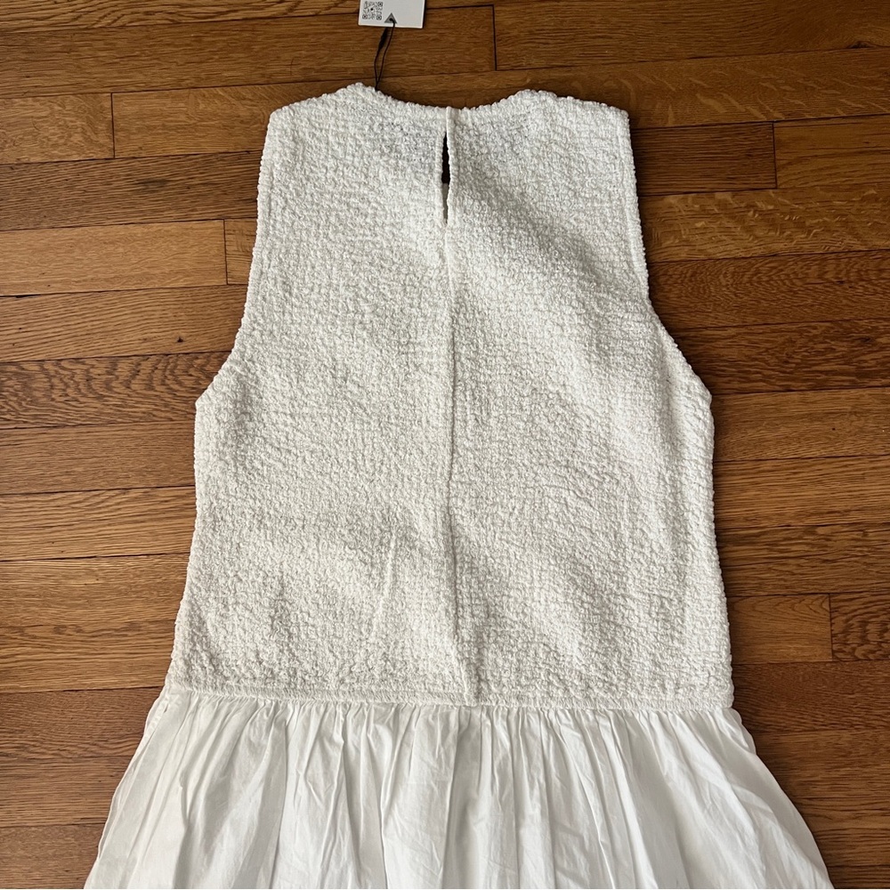 ZARA crepe bubble minimal dress - Picture 7 of 9